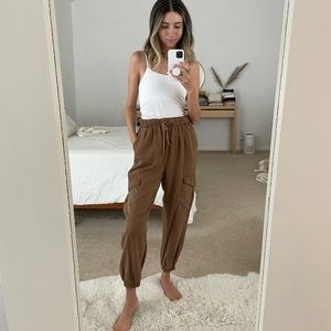 Bohme Brown Cargo Joggers